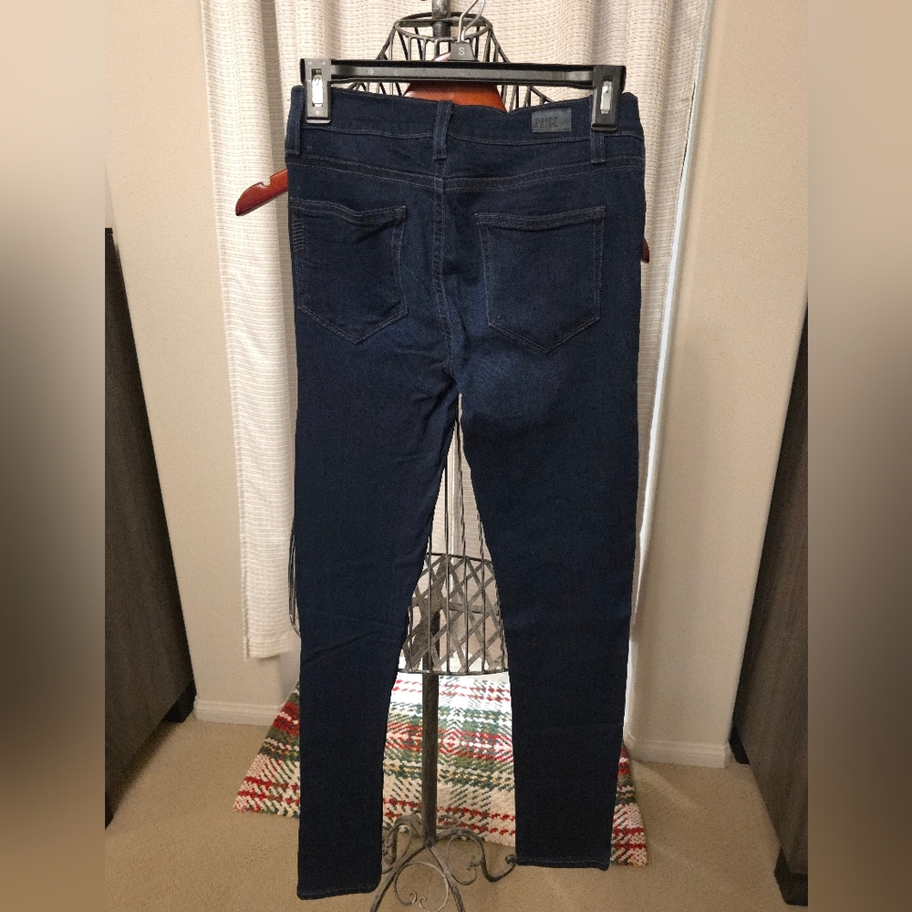PAIGE Dark Indigo Skinny Jeans